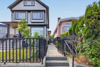 Aerial View of 6749 Knight Street, Vancouver, BC