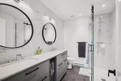 Laundry Room Photo of 202 606 Foster Avenue, Coquitlam, BC