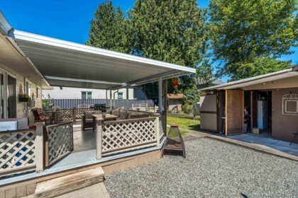 Aerial View of 8726 154b Street, Surrey, BC