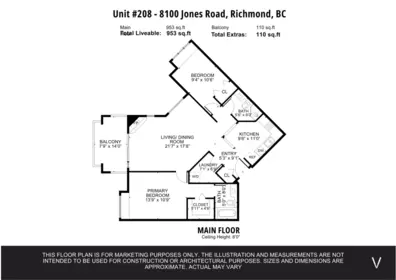 Staircase Photo of 208 8100 Jones Road, Richmond, BC