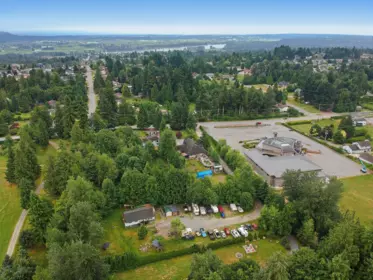 Aerial View of 33539 Dewdney Trunk Road, Mission, BC