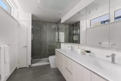 Powder Room Photo of 3249 Clive Avenue, Vancouver, BC