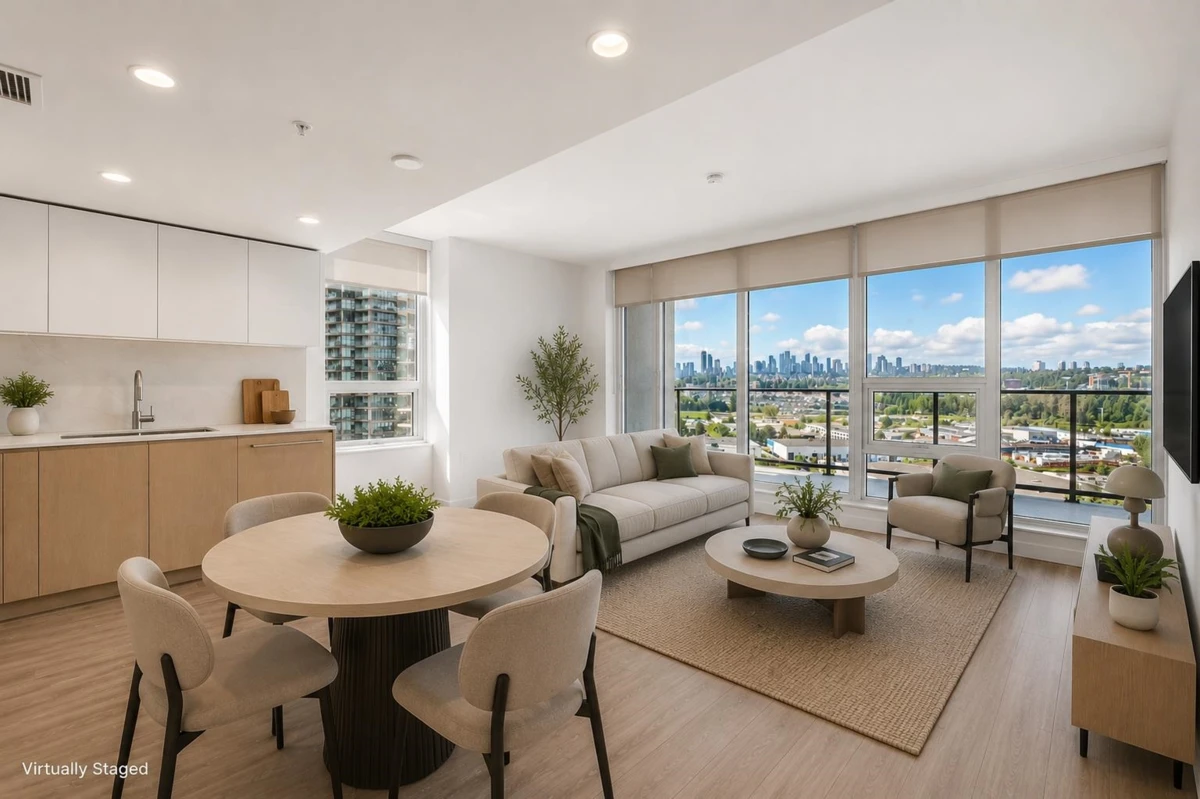 Living Room Photo of 1006 2135 Springer Avenue, Burnaby, BC