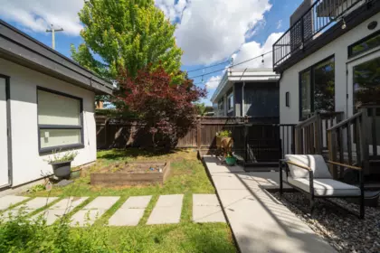 Aerial View of 5325 Chester Street, Vancouver, BC