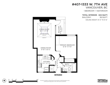 Basement Recreation Room Photo of 407 1333 W 7th Avenue, Vancouver, BC