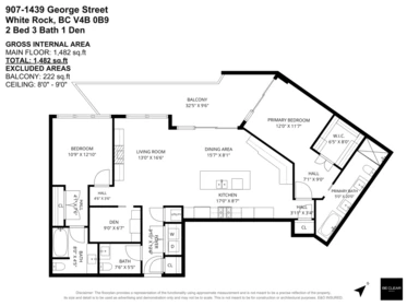 Swimming Pool Photo of 907 1439 George Street, White Rock, BC
