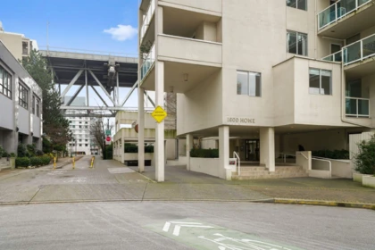 Aerial View of 205 1600 Howe Street, Vancouver, BC