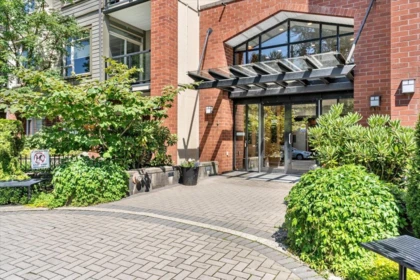 Outdoor Patio Photo of 312 100 Capilano Road, Port Moody, BC
