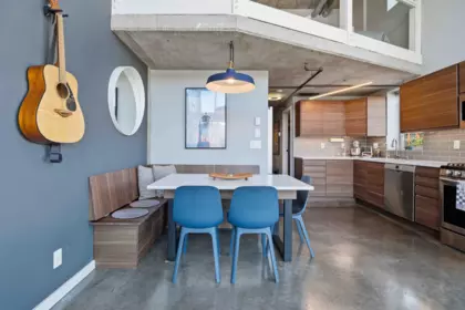 Breakfast Nook Photo of 407 289 Alexander Street, Vancouver, BC