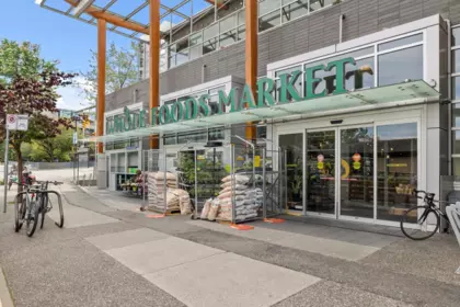 Aerial View of 708 522 W 8th Avenue, Vancouver, BC