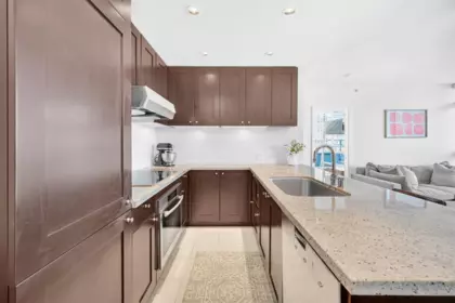 Living Room Photo of 1802 821 Cambie Street, Vancouver, BC