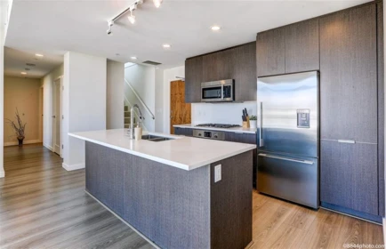 Kitchen Photo of 1703 8688 Hazelbridge Way, Richmond, BC