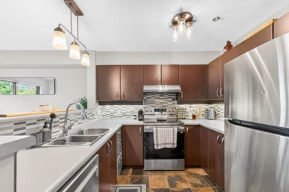 Kitchen Island Photo of 416 10866 City Parkway, Surrey, BC