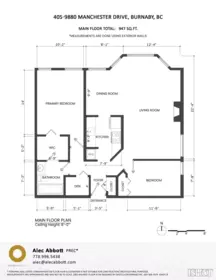 Office / Den Photo of 405 9880 Manchester Drive, Burnaby, BC