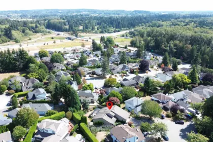 Aerial View of 880 164a Street, Surrey, BC