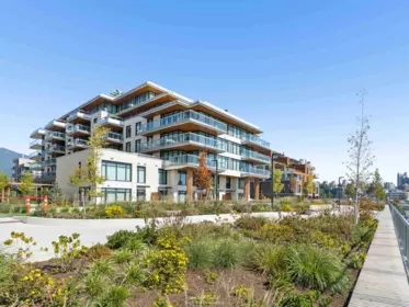 Exterior Rear Photo of 302 777 Harbour Way, North Vancouver, BC