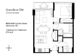 808 8488 Cornish Street, Vancouver, BC