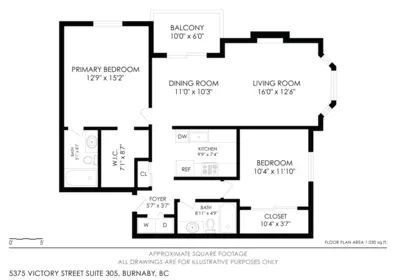 Hallway Photo of 305 5375 Victory Street, Burnaby, BC