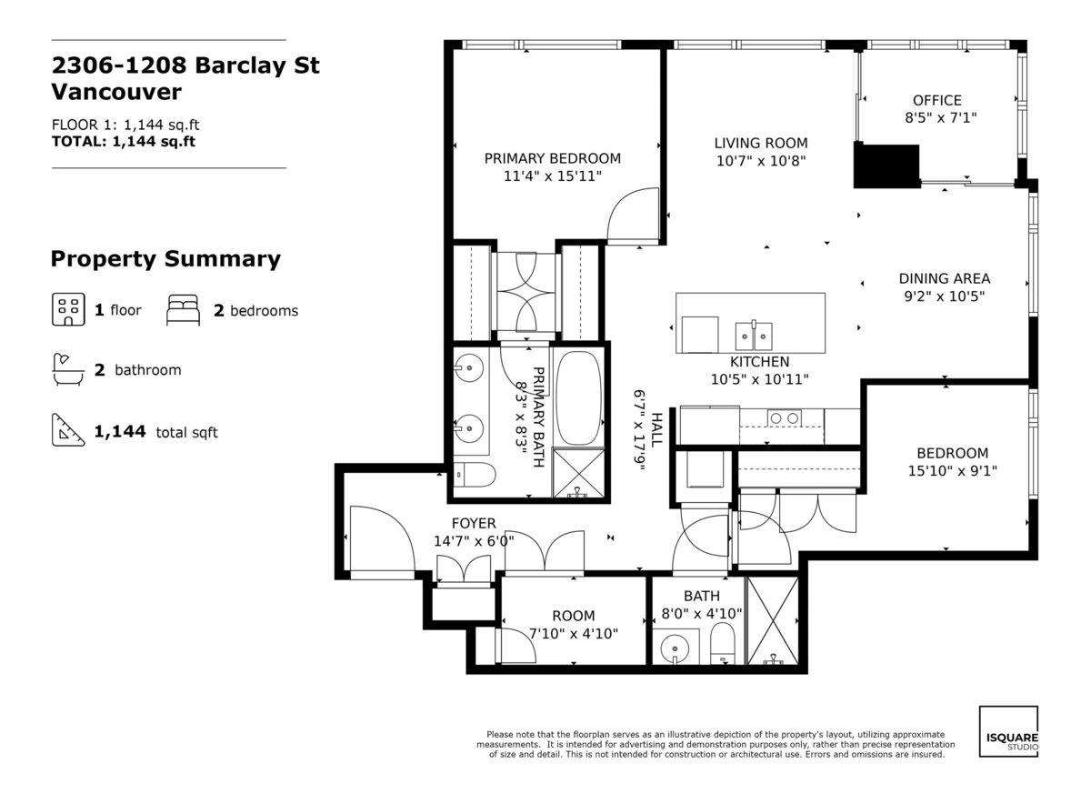 Fitness Center Photo Near 2306 1028 Barclay Street, Vancouver, BC