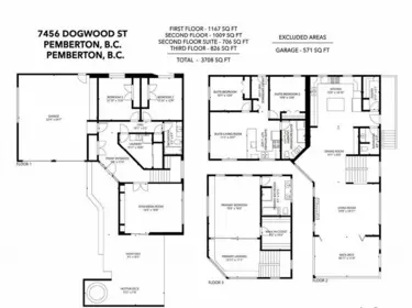 Aerial View of 7456 Dogwood Street, Pemberton, BC