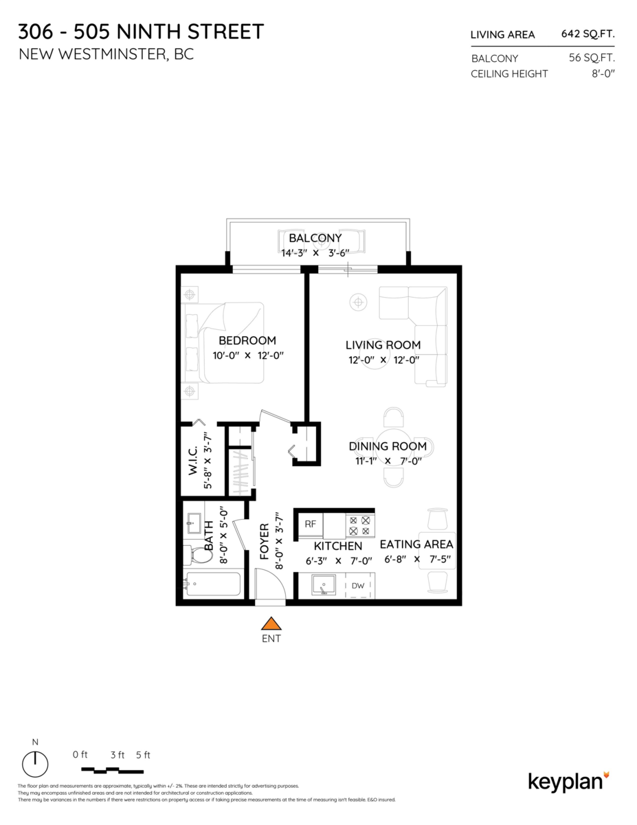 Backyard Photo of 306 505 Ninth Street, New Westminster, BC