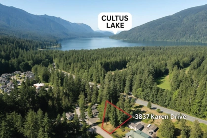 Front Yard Photo of 3837 Karen Drive, Cultus Lake, BC