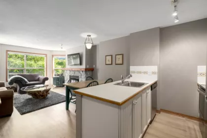 Kitchen Island Photo of 243 4800 Spearhead Drive, Whistler, BC