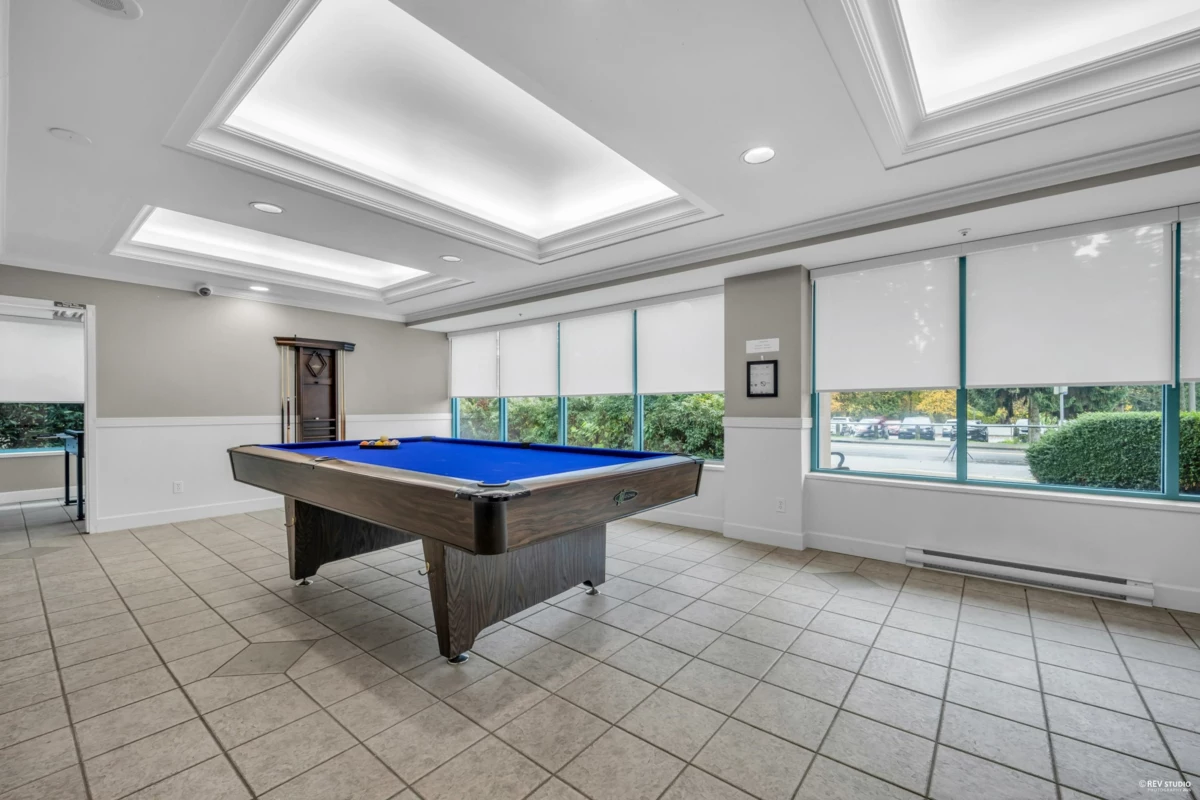 Basement Recreation Room Photo of 104E 3081 Glen Drive, Coquitlam, BC