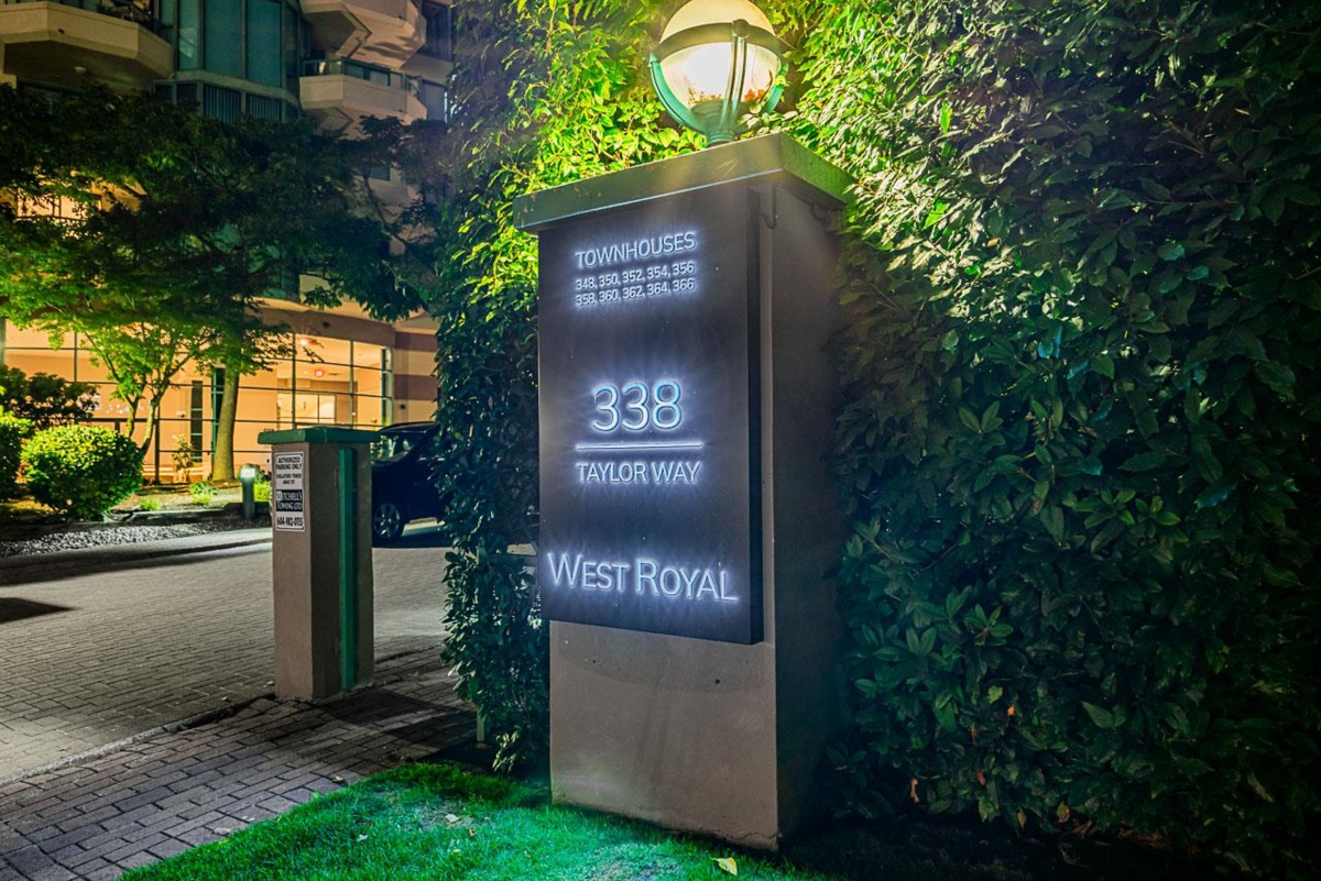 Exterior Rear Photo of 4D 338 Taylor Way, West Vancouver, BC