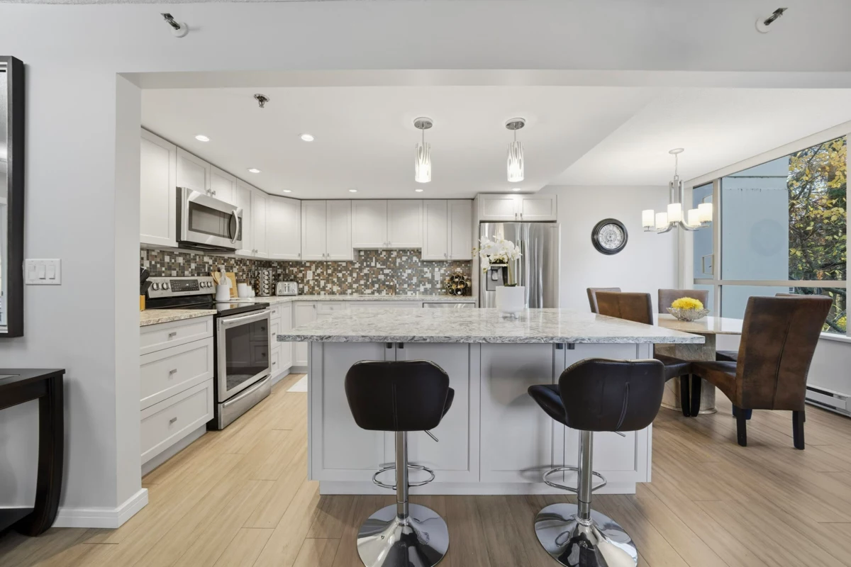 Kitchen Island Photo of 210 1189 Eastwood Street, Coquitlam, BC
