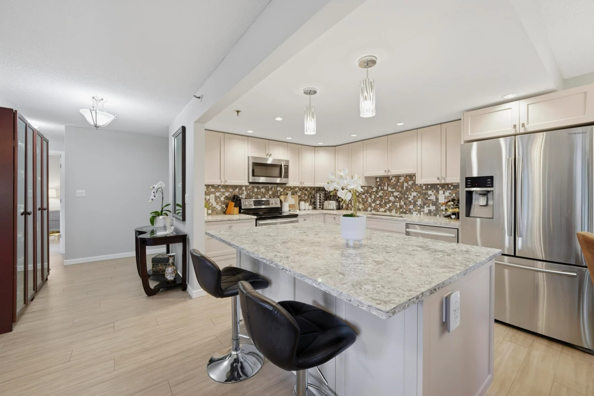 Living Room Photo of 210 1189 Eastwood Street, Coquitlam, BC