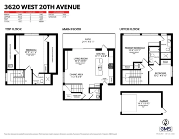 Aerial View of 2 3620 W 20th Avenue, Vancouver, BC