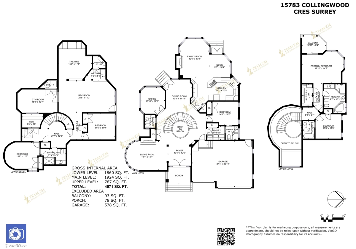 Playground / Recreational Area Near 15783 Collingwood Crescent, Surrey, BC