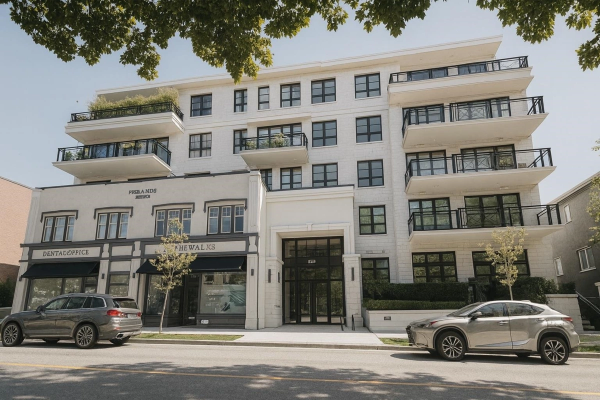 Aerial View of 306 6168 East Boulevard, Vancouver, BC