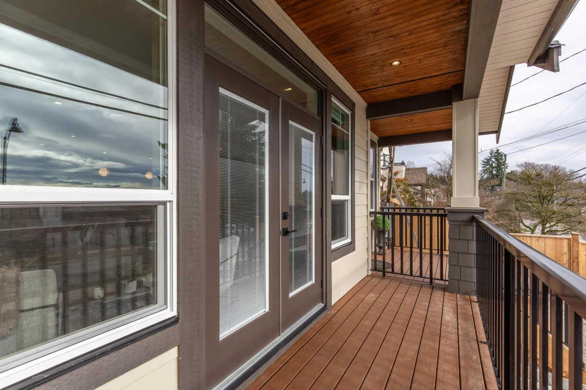 Aerial View of 2 1211 Thomas Avenue, Coquitlam, BC
