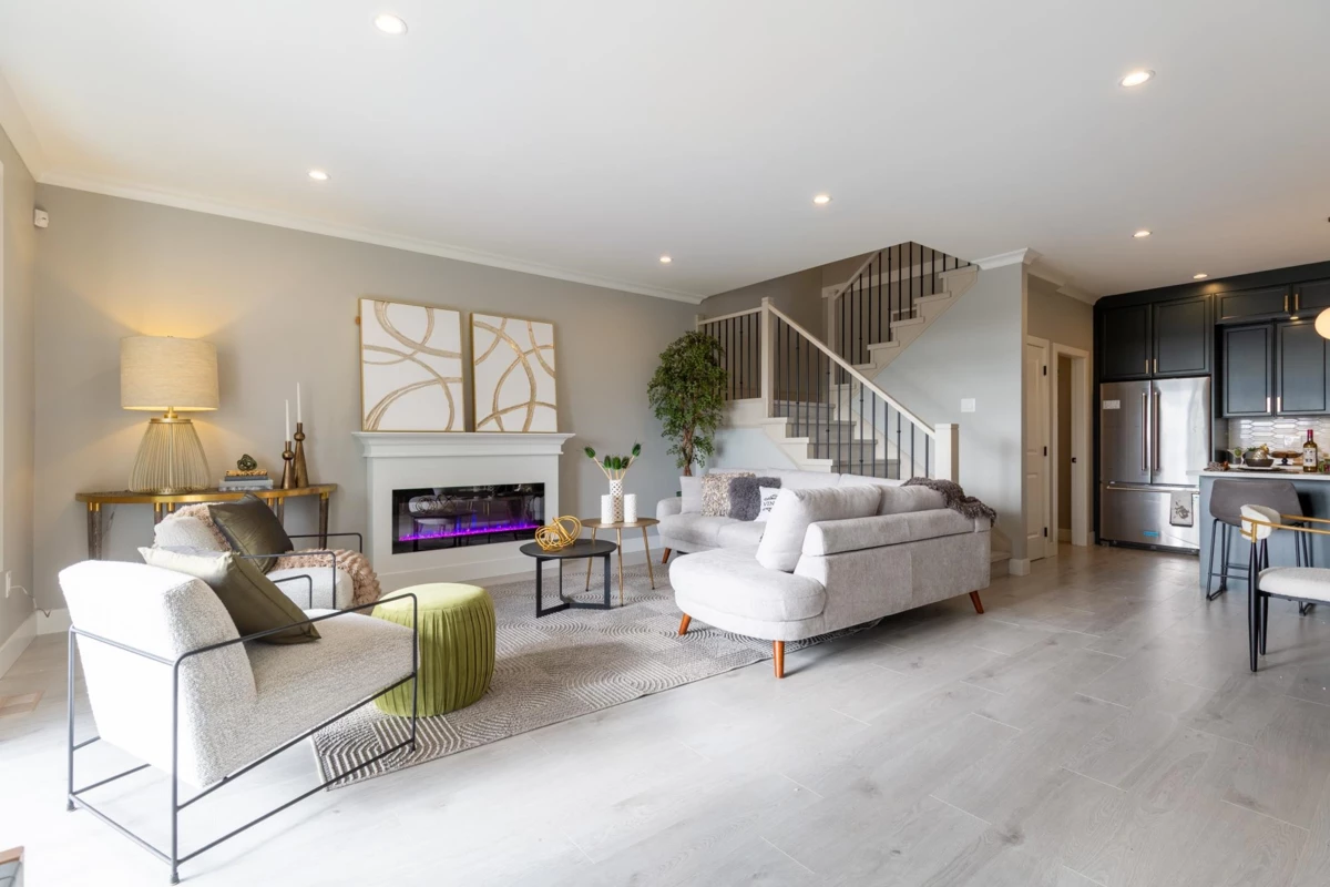 Living Room Photo of 2 1211 Thomas Avenue, Coquitlam, BC