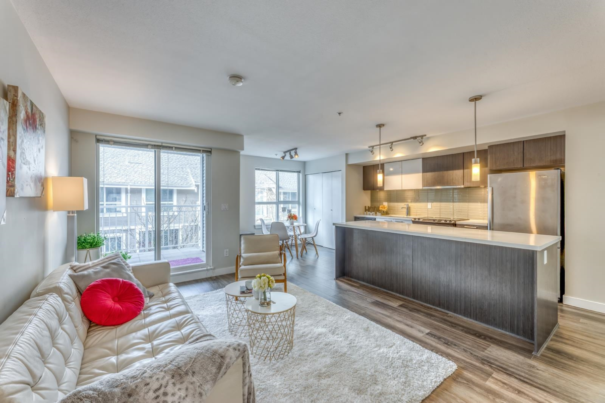 Living Room Photo of 311 618 Langside Avenue, Coquitlam, BC