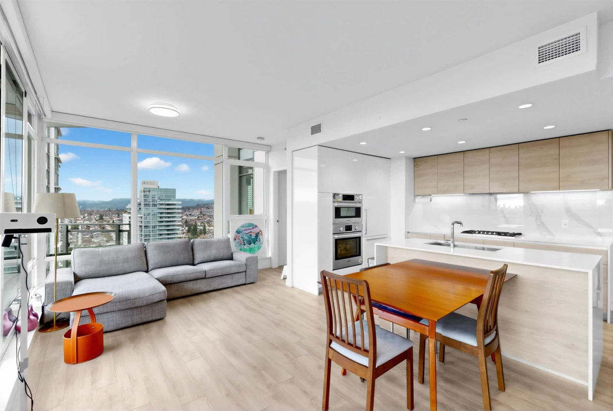 Living Room Photo of 2602 2085 Skyline Court, Burnaby, BC