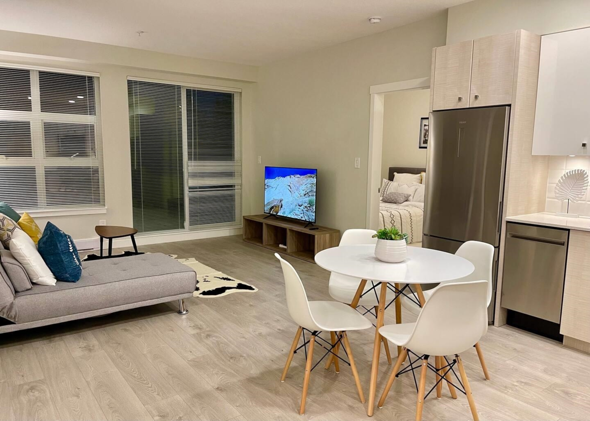 Living Room Photo of 111 10838 Whalley Boulevard, Surrey, BC
