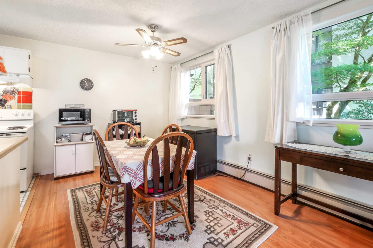 Dining Area Photo of 205 665 E 6th Avenue, Vancouver, BC