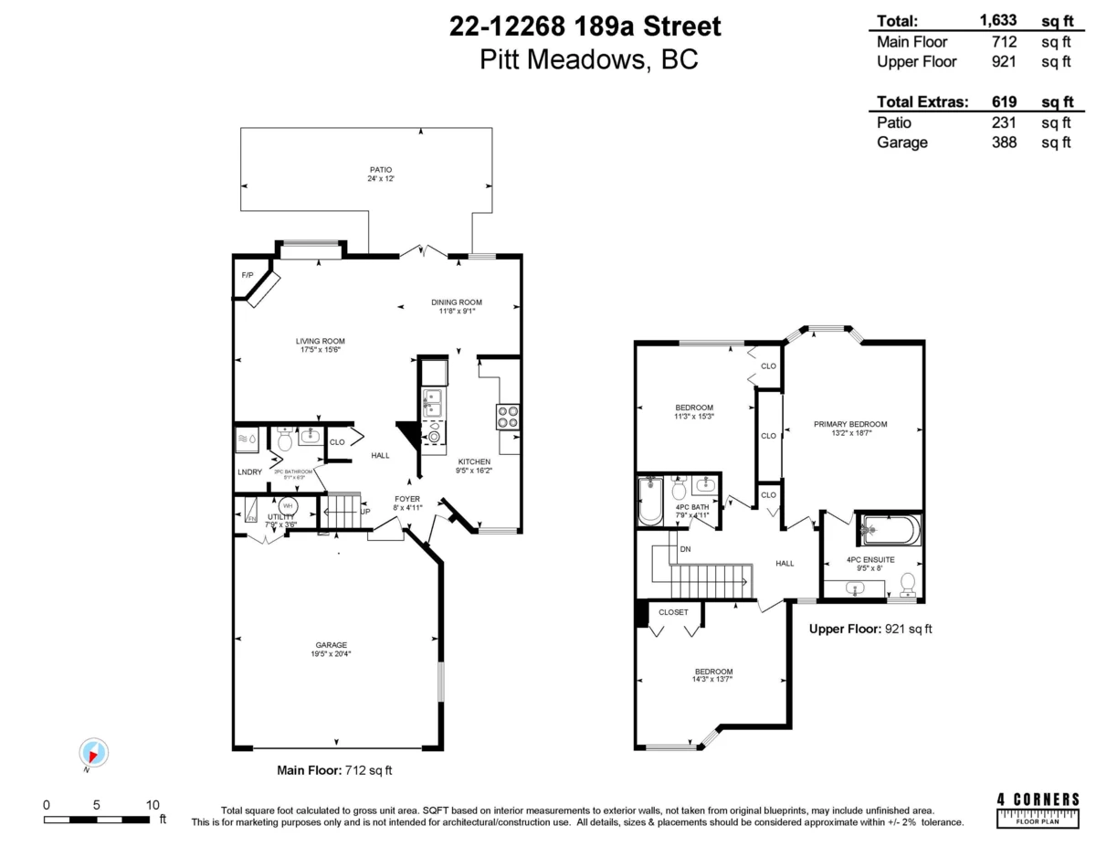 Exterior Rear Photo of 22 12268 189a Street, Pitt Meadows, BC