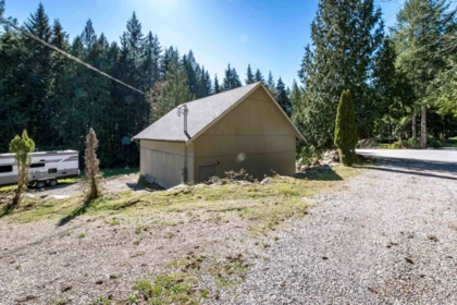 Aerial View of 6979 Sechelt Inlet Road, Sechelt, BC