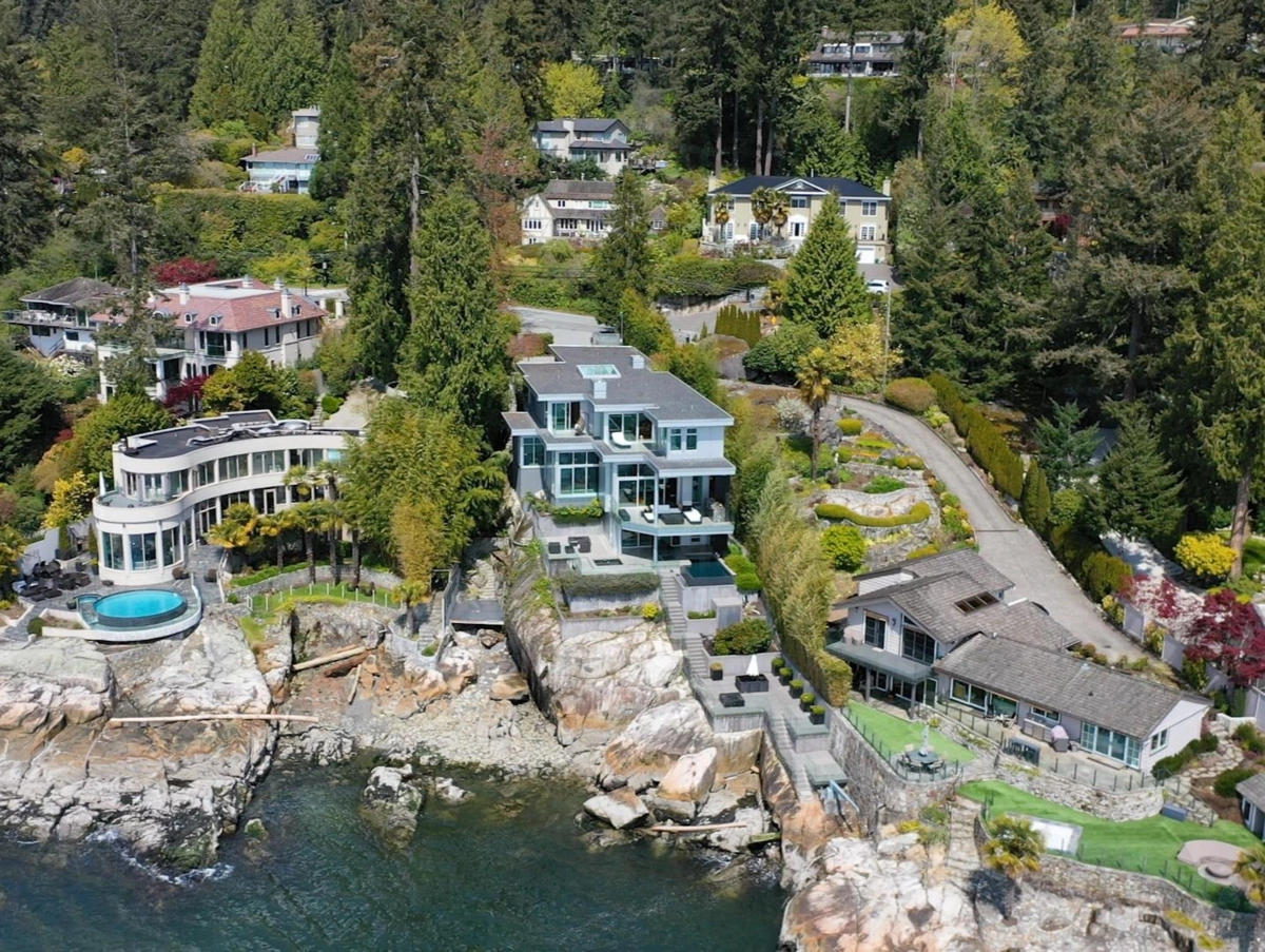 Exterior Rear Photo of 3906 Marine Drive, West Vancouver, BC