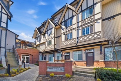 Aerial View of 37 8888 Spires Road, Richmond, BC