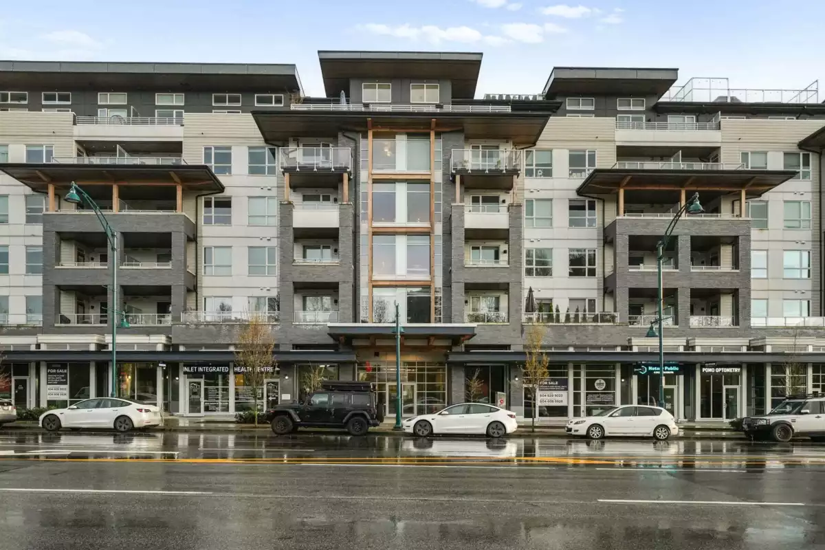 Exterior Rear Photo of 513 3229 St. Johns Street, Port Moody, BC