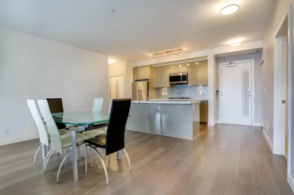 Kitchen Island Photo of 608 10177 River Drive, Richmond, BC