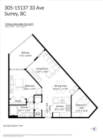 Outdoor Patio Photo of 305 15137 33 Avenue, Surrey, BC