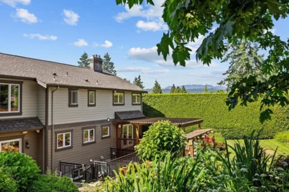 Aerial View of 7488 Whelen Court, Burnaby, BC