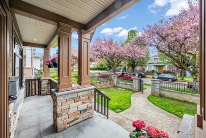 Aerial View of 3549 E 46th Avenue, Vancouver, BC