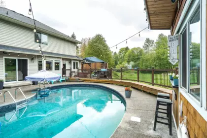 Aerial View of 20552 96a Avenue, Langley, BC